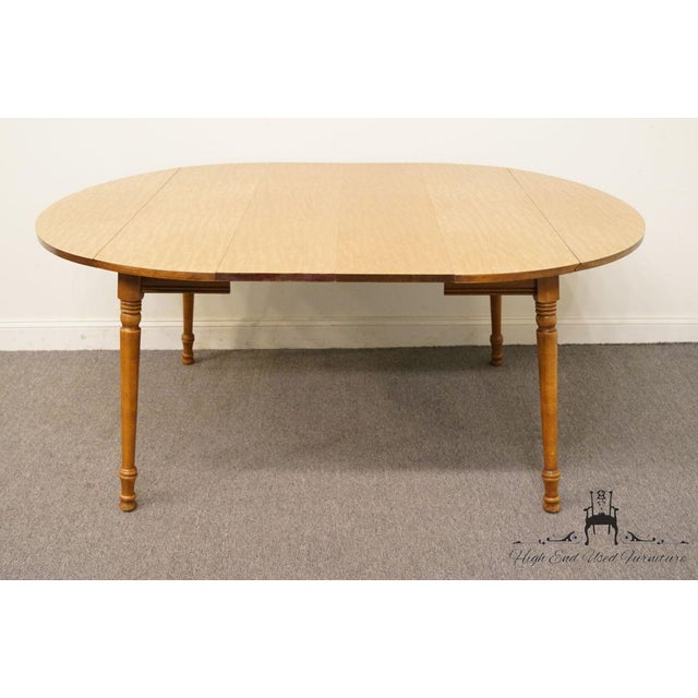 Late 20th Century Vintage Tell City Maple DropLeaf Dining Table Chairish
