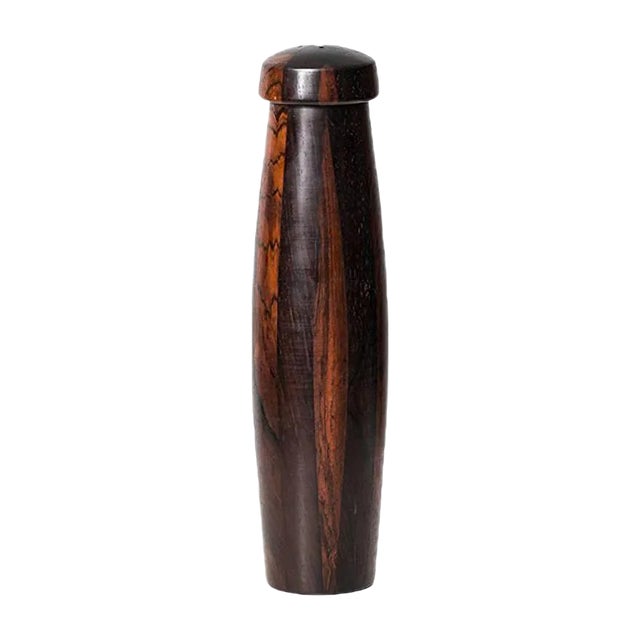 Large Danish Rosewood Salt Shaker, 1960s For Sale
