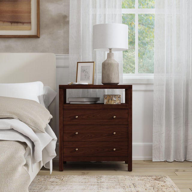The Butler Specialty Company Nora 27" 3 Drawer Tall Nightstand blends style and functionality, making it a perfect...