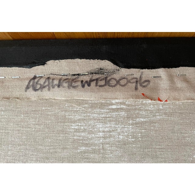 Red Authentic Aboriginal Art Purchased in Alice Springs, Nt, Australia in 2011 "Tingari-Karrkurritinytja" by George Ward Tjungurrayi For Sale - Image 8 of 11