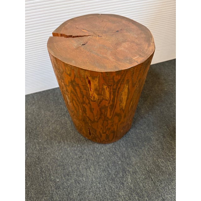 Organic Tree Stump Side Table/Stool For Sale - Image 9 of 12