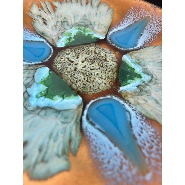 Mid 20th Century Gump’s Signed Original Edwards Star Copper & Enamel