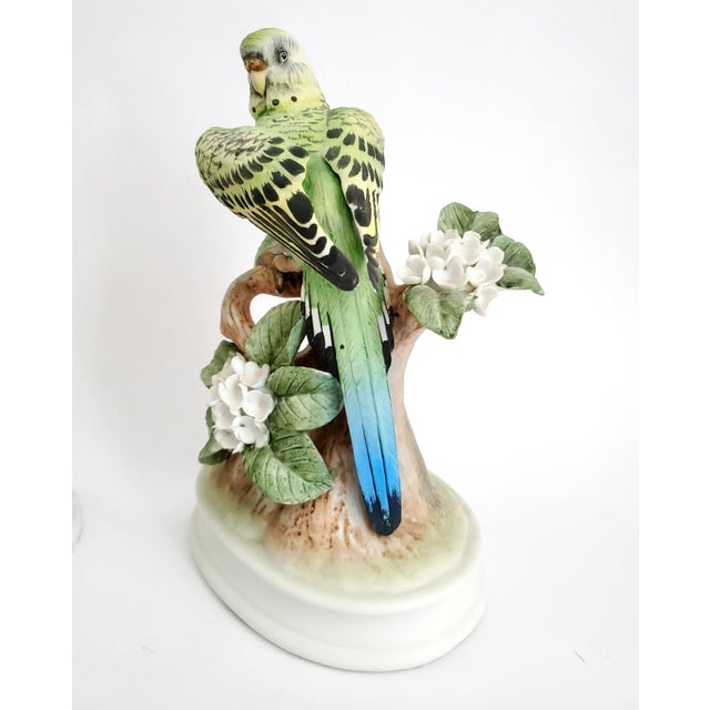 Ceramic Figurines Parrots Pair For Sale - Image 7 of 12