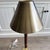 Brass Ralph Lauren Home Brass & Leather Candlestick Buffet Lamp For Sale - Image 8 of 9