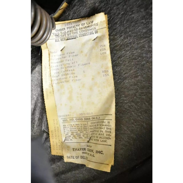 Late 20th Century Milo Baughman Thayer Coggin Mid Century Modern Swivel Tilt Club Lounge Chair For Sale In Philadelphia - Image 6 of 12