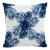 20" Indoor/Outdoor Pillow Navy Palm Cross For Sale