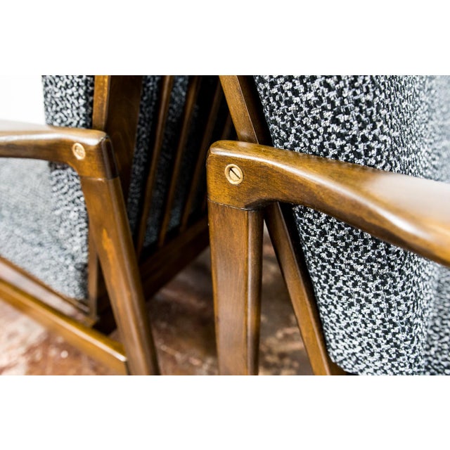 Mid-Century Modern Lounge Chairs by Zenon Bączyk, Poland, 1960s, Set of 2 For Sale - Image 18 of 18