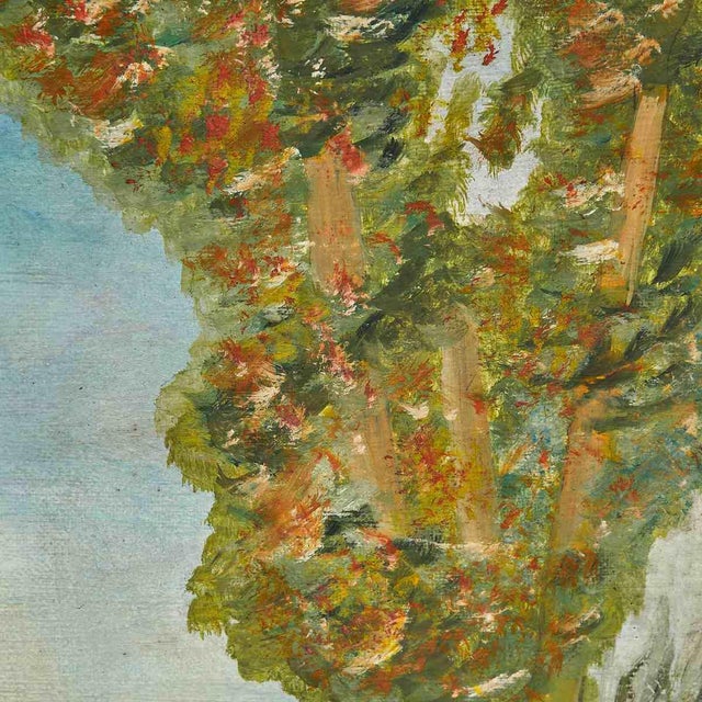 G. Deligia, Landscape, Oil on Panel For Sale - Image 3 of 5