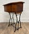 Metal Antique School Desk or Standing Desk With Cast Iron Base For Sale - Image 7 of 12