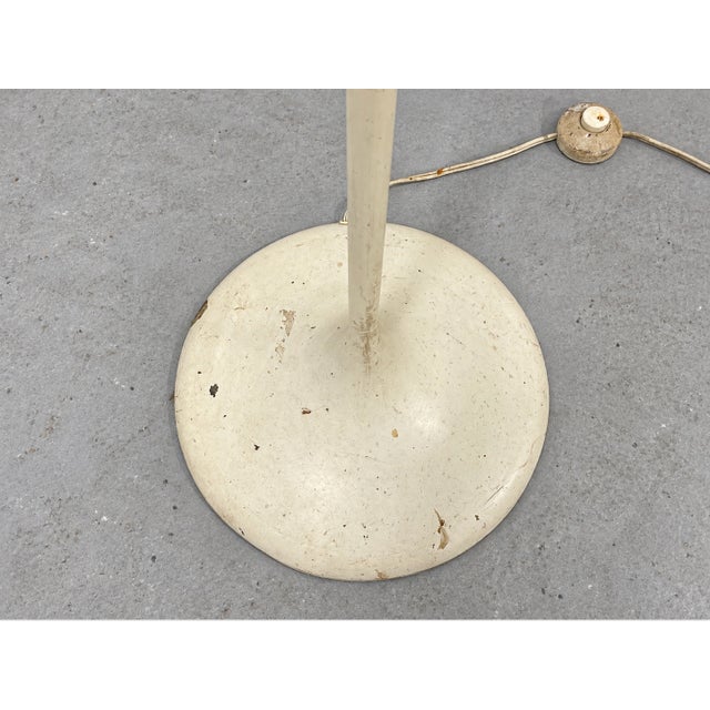 Glass Mid Century Modern Italian Torchiere Floor Lamp, C. 1960’s For Sale - Image 7 of 12