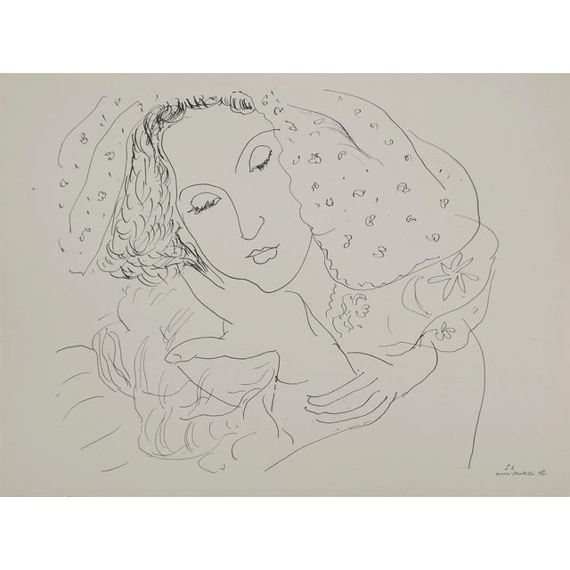 Henri Matisse, Modèle mariée au voile, Lithograph For Sale - Image 6 of 6