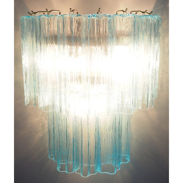 Murano Glass Tube Wall Sconces, 1990, Set of 2 For Sale - Image 10 of 17