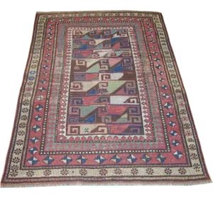 Antique Kazak Geomeric Design 5'x3'5''