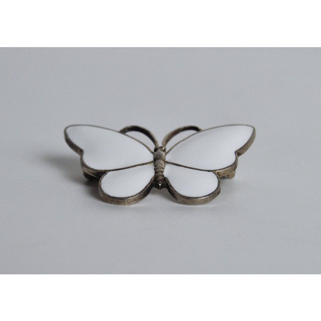 Beautiful vintage brooch in gilded silver, designed and made by the famous Danish goldsmith Volmer Bahner in the...