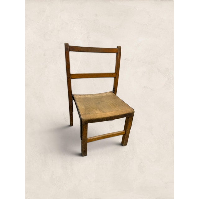 Antique English Pine Children's Chairs, Set of Four For Sale - Image 14 of 18