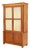 Empire Style Cherrywood Bookcase Cabinet For Sale