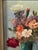 Realism 1960s Otto Von Lutterotti Oil on Canvas Original Frame Still Life Floral Austria For Sale - Image 3 of 10