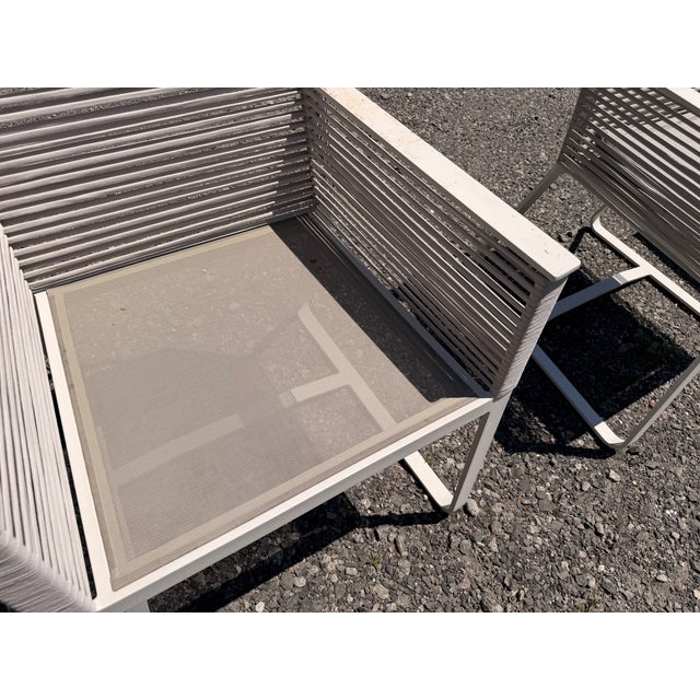 Alabaster Modern Outdoor Dining Chair Kettal Landscape Coastal For Sale - Image 8 of 8