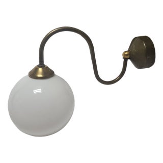 Vintage Art Deco Wall Lamp, Poland, 1950s For Sale