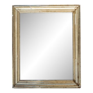 19th Century American Lemon Gold Decorative Picture Frame Wall Mirror For Sale