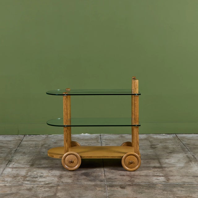 Mid-Century Modern Gilbert Rohde Bar Cart for Herman Miller For Sale - Image 3 of 18