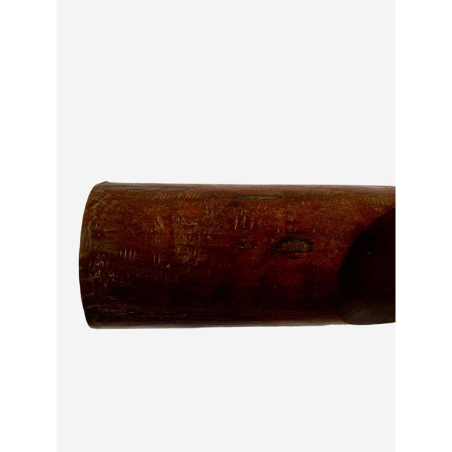 Florencio Gelabert, Cuban Master Florencio Gelabert Sculpture Large Wood Carving Bust Man Portrait For Sale - Image 17 of 18