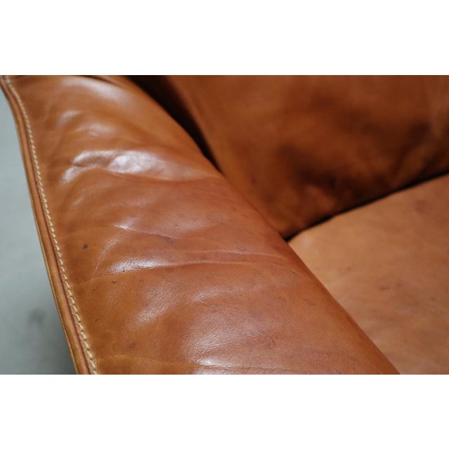 DS-16 Cognac Leather Sofa from de Sede, Switzerland, 1970s For Sale - Image 17 of 18