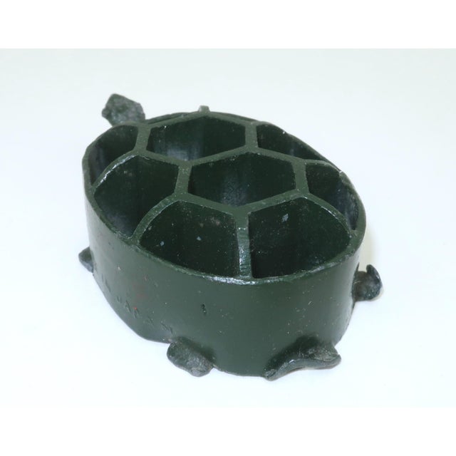 Vintage Japanese Stacking Turtle Flower Frogs, Set of 4 For Sale - Image 11 of 13