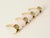 Metal Mid-Century Brass and Coral Red and Black Enamel Coat Hooks, Italy, 1950s, Set of 4 For Sale - Image 7 of 14