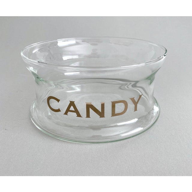 Glass Candy Display Bowl Chairish