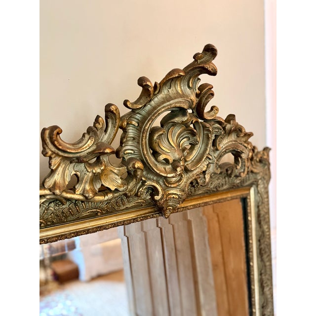 Elevate your space with this magnificent 19th-century French mirror. Rich in history and charm, this piece exudes the...