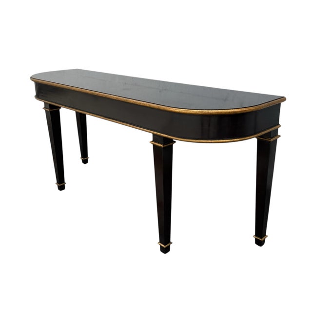 Nancy Corzine Nancy Corzine Svea Demilune Console Table, Unsigned. For Sale - Image 4 of 6