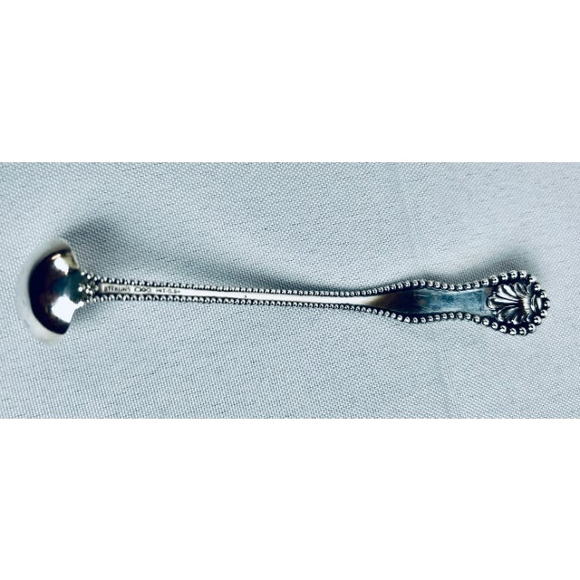 Metal Dominick & Haff Sterling Silver Condiment/Mustard Ladle For Sale - Image 7 of 8