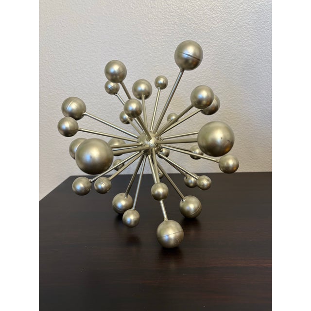 Mid-Century Modern Sputnik Styled Vintage Germ Sculpture For Sale - Image 3 of 3
