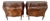 Italian Inlaid Walnut Bombé Commodes, Baroque Style, Mid-20th Century For Sale