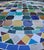 27” Colorful Handcrafted Moroccan Mosaic Table / Patchwork Style For Sale In Orlando - Image 6 of 7