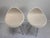 Two Onda bar-height stools, designed by Stua, bought from Design Within Reach. These deliver surprisingly good lumbar...