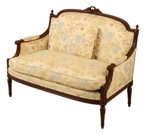 Meyer Gunther French Louis XVI Upholstered Loveseat