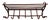Wall-Mounted Coat Rack from Thonet, 1890s For Sale