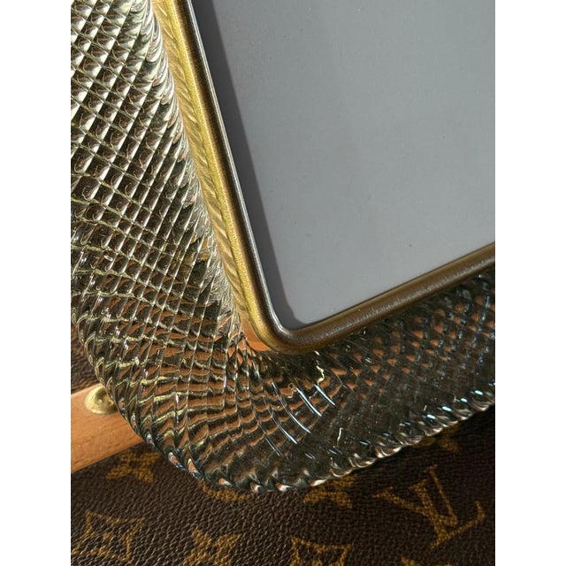 Smoked Grey Murano Glass Photo Frame, 2000s For Sale - Image 4 of 17