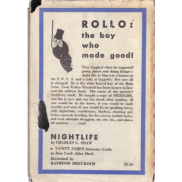 "Nightlife Vanity Fair's Intimate Guide to New York After Dark" 1931 Shaw, Charles G. For Sale - Image 4 of 9