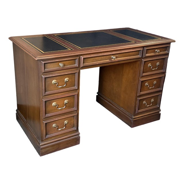 Sligh/Lowry Double Pedestal Executive Desk For Sale