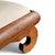 Antique 19th Century Mahogany Empire Footstool With Scroll Feet For Sale In Dallas - Image 6 of 7