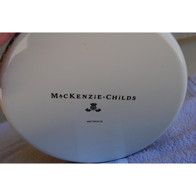 Early 21st Century Vintage MacKenzie-Childs Flower Market Enamelware 4 Qt Tea Pot For Sale - Image 5 of 8
