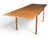 Wood Mid-Century Danish Modern Teak Extendable Dining Table For Sale - Image 7 of 9