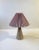 Ceramic Pink Shaded Table Lamp in Glazed and Fluted Ceramic by Søholm, 1960s For Sale - Image 7 of 8