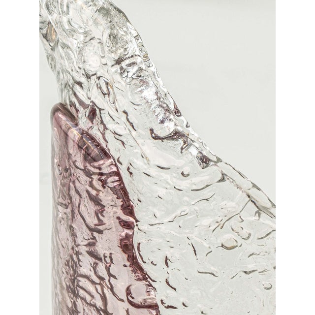 Sculptural Hand-Blown Glass Table Lamp in the style of Murano, 1970s For Sale - Image 6 of 14