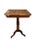 Square Rolo coffee table with top inlaid in various checkerboard essences, 19th century. Turned and inlaid central leg...