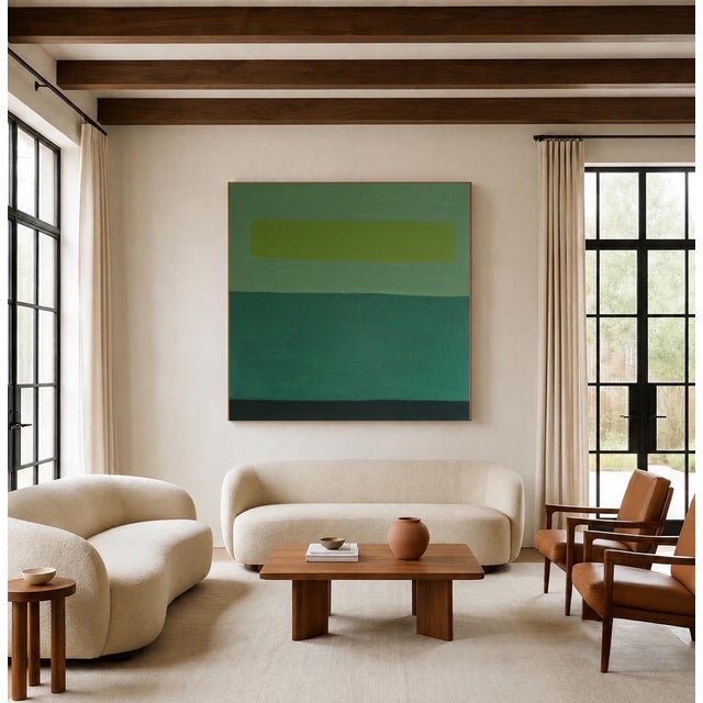 Bodasca, Minimalist Abstract Canvas Serene Afternoon, 2026, Canvas For Sale - Image 6 of 10