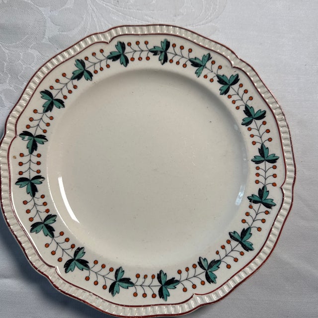Antique Copeland (Spode) Salad Plate, 6 Available.Some paint wear/fading as seen in photos.